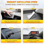 Portable Car Heaters for Vehicle, 2026 New Upgrade 12V Car Heater, 2 in 1 Defroster Defogger with Fast Heating, Plug in Cigarette Lighter for Car, SUV, Truck
