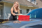 The Original California Car Duster Detailing Kit with Plastic Handle, Model Number: 62445, Red