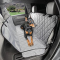 Dog Backseat Cover with Hammock for Cars, SUVs, and Trucks – Waterproof Layers, Nonslip Seat Protector, Durable Nylon Clips, K9 Shield with Heavy Duty Thread, (Extra Large, Grey)
