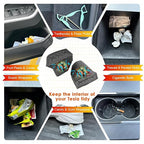 for RAV4 Trash Can for 2026 Toyota RAV4 Small Car Trash Bin for 6th Gen RAV 4 Driver Side Front Door Pocket Trash Garbage Bin w/Lid for 2026 Toyota RAV4 Accessories