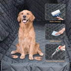 Dog Car Seat Cover,Pets Back Seat Extender,600D Heavy Durable 100% Waterproof Scratchproof Soft Dogs Hammock, Nonslip Backseat Protector for Cars Trucks SUVs