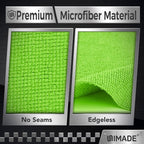 Microfiber Cleaning Cloth, 24 Pack Reusable Microfiber Towels for Cars Lint Free Cleaning Shop Towel Rags for Home Kitchen Automotive Bar Mechanic Restaurant Garage, 11"x 12", Multicolor