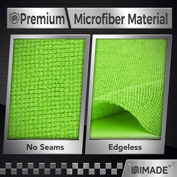 Microfiber Cleaning Cloth, 400PK Commercial Grade Work Rags Microfiber Towels for Cars Cleaning Rags Bulk Detailing Cloth for Automotive Bar Mechanic Restaurant Garage, 11.5"x11.5", Multicolor