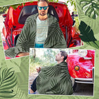 2 Pack Car Seat Towel Covers Athletic Running Towel Performance Microfiber Post Workout Sweat Washable Cover Non Slip for Seat Outdoor Sport (Palm)