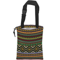 Car Trash Bag Hanging Green Ethnic Style Car Trash Can Waterproof Garbage Bag Hanging for Car Back Seat
