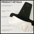 Sunglass Holder for Car Visor, Car Sunglasses Holder Leather, Eyeglasses Holder Glasses Storage Case Visor Accessories