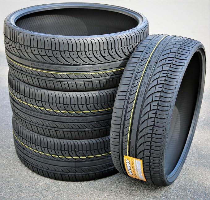 Fullway HP108 All-Season Truck/SUV High Performance Radial Tire-275/25R28 275/25ZR28 275/25/28 275/25-28 102W Load Range XL 4-Ply BSW Black Side Wall UTQG 380AA