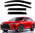 KPY Rain Guards Fit for 2023-2026 Lexus RX350 RX350h RX500h, Out-Channel Window Visors Vent Wind Deflectors 4PC, Car Accessories for 23-26 Lexus RX Series