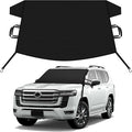 Car Snow Cover Compatible for Toyota Landcruiser | Windshield Cover for Ice and Snow with S-Hook Straps | Heavy-Duty 600D Oxford Winter Car Cover, Waterproof & Anti-Slip