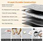 Dog Car Seat Cover for Pets 100% Waterproof Seat Cover Hammock 600D Heavy Duty Scratch Proof Nonslip Durable Soft Back Seat Covers for Cars and SUVs