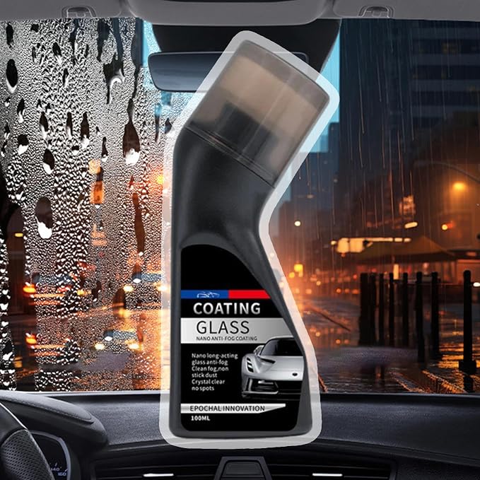 Glass Coating Windshield 100ml – Sponge Brush Cleaner Anti, Fog Glasses Clear Vision, Cleaning Window Shower Door Mirror | Windshield - 100ml Sponge Brush Cleaner Anti Fog Coating For Glasses - For