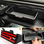 Sun Visor Sunglass Holder Compatible with 2021-2026 Ford Bronco 2/4 Door, Glasses Box Card Storage Organizer Interior Accessories, Not for Sport Model