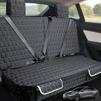 Dog Car Seat Covers for Tesla Model 3,100% Waterproof Back Seat Cover for Cars Armrest Compatible Nonslip Car Rear Seat Protector for Dogs & Kids, Easy Clean Tesla Model 3 Accessories