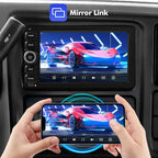7 Inch IPS 2+64GB Touchscreen Android 14 Car Stereo for Chevrolet Silverado Impala Tahoe GMC Sierra Yukon Hummer with CarPlay & Android Auto Car Radio, Support WiFi 6, Bluetooth 5.4, Backup Camera