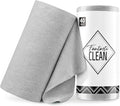 Microfiber Cleaning Cloth Roll -40 Pack, Tear Away Microfiber Towels, 12" x 12", Reusable, Washable, Scratch Free, Ultra Absorbent Dishcloth for for All-Around Cleaning Supplies (Grey)