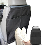 Car Kick Mats for Kids, Back Seat Protector with Organizer, Kick Mats Back Seat Protector, Vehicle Back Seat Kids Safety Accessories Fit for Most Cars, SUV, Truck, Minivan Seats