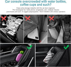 4Pcs for 2025 2026 Mazda CX-50 Center Console Door Handle Pockets | Trash Can Storage Box for 2023 2024 2025 2026 Mazda CX50 Accessories 4-Doors Trash Bin Storage Case TPE Material