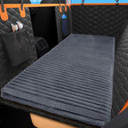 Backseat Pet Bed Mat, Non-Slip Dog Bed for Car Back Seat, Washable Travel Pet Mat with Removable Cover, Dog Seat Covers Protector Fit for Backseat Extenders and Trucks SUVs, 54"x 24.8", Grey