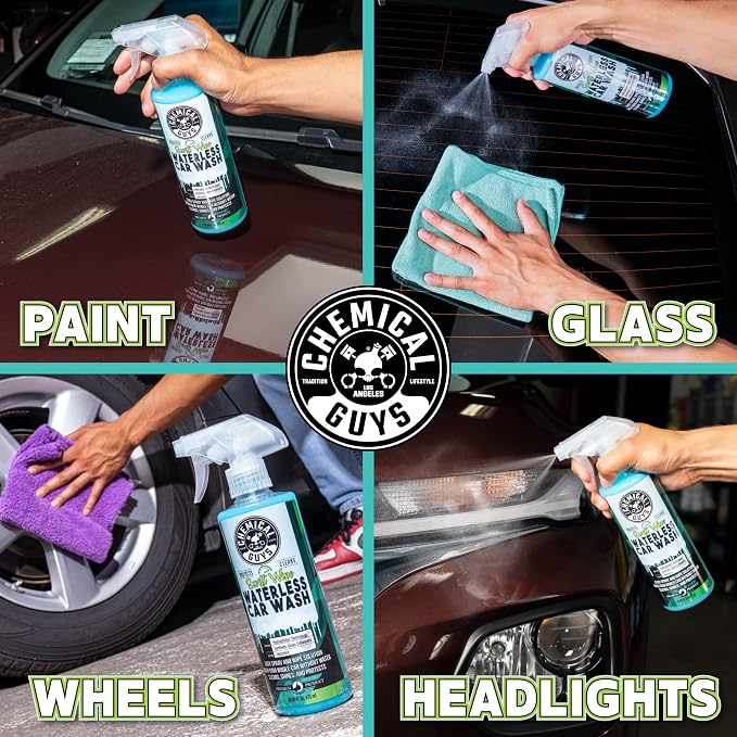 CWS20916 Swift Wipe Sprayable Waterless Car Wash, Easily Clean - Just Spray & Wipe, Safe for Cars, Trucks, Motorcycles, RVs & More, 16 fl oz (Pack of 2)