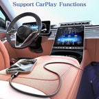 Car Carplay Cable for iPhone 17/16/15,iPhone 17/16/15Pro 17/16/15ProMax 17/16/15 Plus, USB A to USB C Cable for Apple Carplay, USB-C Car Charger for iPad Pro iPad Air 5th 4th Mini 6th Type C 3FT-Black