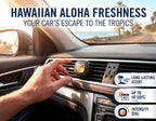 Odor Clear Car Vent Air Freshener Clip, Hawaiian Aloha 0.06 Fl.Oz - 8 Pack