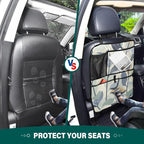 Kick Mats Backseat Protector with Anti Kick Design Offering Safety and Space for Backseat Essentials