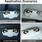 KINIVA Sunglass Clip & Holder, Magnetic Glasses Case for Car Organizer