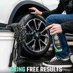 Wet Tire Dressing Spray - Extremely High Shine Tire Dressing for That Wet Look - No Sling, Non-Greasy Silicone Formula with UV Protection - Easy to Apply, Minimal Cure Time - 16 fl oz
