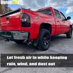 Window Visors Rain Guards Sun Shade Vent Deflector for 07-13 Silverado & Sierra 1500, 07-14 Silverado & Sierra 2500 HD 3500 HD Crew Cab, Yukon XL & Suburban 1500, Avalanche Truck Accessories