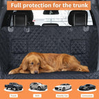 SUV Cargo Liner for Dogs, Waterproof Pet Cargo Cover Dog Seat Mat for SUVs Sedans Vans with Bumper Flap Protector, Scrachproof Non-Slip Large Size Dog Seat Mat Universal Fit