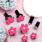 6 Pcs Daisy Flower Air Vent Clip Accessories Air Conditioning Outlet Clip Car Air Freshener Dashboard Accessories Charm Car Inter Decor(2.5 cm, 3 cm, 3.3 cm,Red)