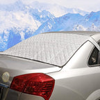 Pack-1 Rear Windshield Snow Cover, Back Window Frost Cover Offers Complete Protection from Snow, Ice and Other Winter Debris, Fits for Most SUVs/Vans (Silver#XD006/55"*31.5")