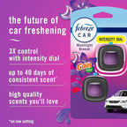 Car Air Freshener Vent Clip Gain Moonlight Breeze Scent,.07 oz. Car Vent Clip, Pack of 3 and Stay-Fresh Storage Case