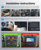 Android Car Radio for Nissan Altima 2008-2012 with Wireless CarPlay Android Auto, 6G+128G 9” Touchscreen Car Stereo Mirror Link GPS Navigation WiFi Bluetooth FM RDS EQ SWC Backup Camera