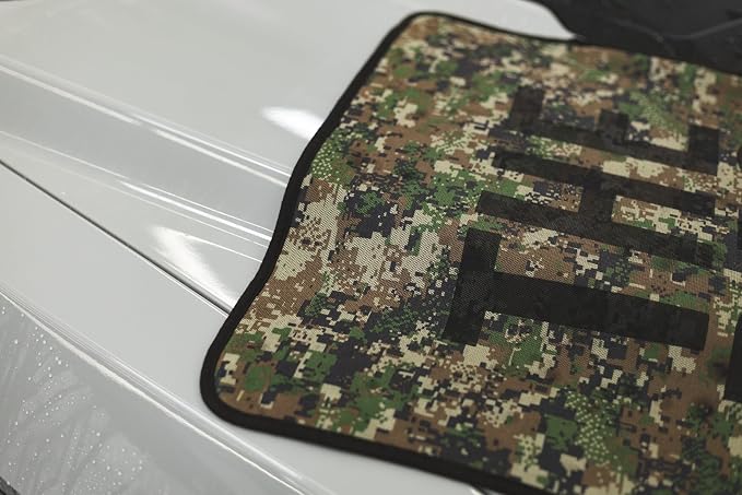 Slim Dryer Towel - Special Edition Digital Woodland Camo - Ultra-Absorbent Korean Microfiber, Suede Edge, Car Drying Towel, 25" x 35" Camo