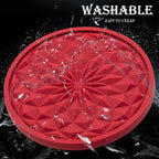 2 Pack Silicone Car Cup Holder Coaster – 2.75 Inch Non-Slip Drink Mat, Universal Fit for Most Vehicles – Cute & Functional Auto Accessories (Red)