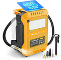 5X Faster Tire Inflator Air Compressor, 160PSI Cordless Air Pump Compatible with Dewalt 20V Battery with Digital Pressure Gauge, Deflator & Auto Shut-Off for Car, Motorcycle (Tool Only)