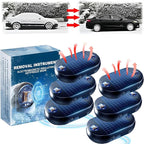 6pcs Antifreeze Electromagnetic Car Snow Removal Device, Solar Electromagnetic Car Snow Removal Device, Portable Ca r Defroster,Fast and Efficient Vehicle Microwave Deicing Instrument for Ice Scraping