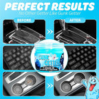 Cleaning Gel for Those Hard to Reach Places, Automotive Cup Holder Electronic Keyboard Office, Slime Gel Cleaner Dust Crumb Removal (Jar, Blue, 3.5oz)