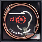 Bag Hanger Collection, The Ring that Opens into a Hook, Auto Closes | Holds 15 kg, Needs only 10mm to Hang a Hand Bag, Easy to Use with One Hand, The Instant Bag Hanger, 3 yr Warranty
