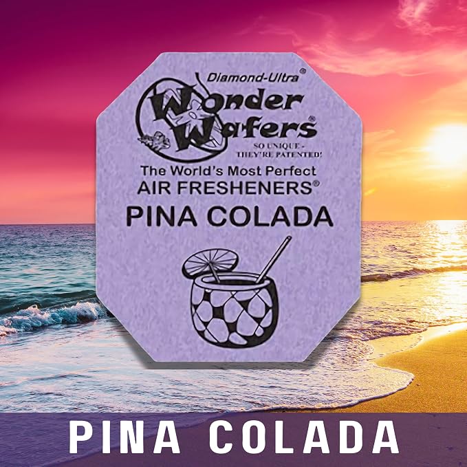 Wonder Wafers 75 Count Air Fresheners Individually Wrapped, Pina Colada Fragrance