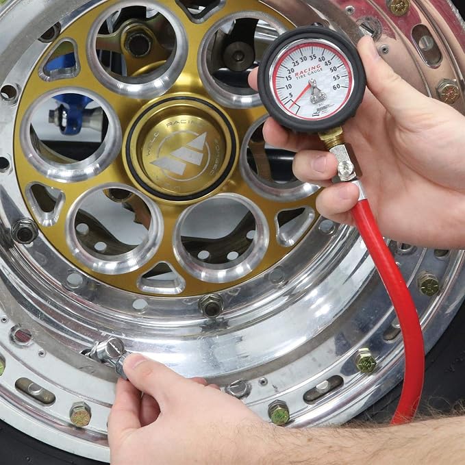 50417 0-60 PSI Analog Tire Pressure Gauge, 2 Inch