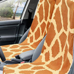 Car Seat Towel Covers with Storage Bag, 63 x 32 Inch Universal Non Slip Waterproof Sweat Protector for Car Truck, Gym Swimming Running, Machine Washable(2 Pack,Giraffe Pattern)
