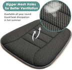 Car Seat Cushion for Driving, Breathable 3D Air Mesh, Non-Slip Bottom, Comfort Car Seat Protector, Car Seat Pad Also Works with Truck and Office Chair Home