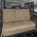 SpillGuard Waterproof Rear Bench Car Seat Cover, Black Stitching – Split Bench Rear Seat Protector with Neoprene Padding, Back Seat Cover for Kids & Dogs, Car Interior Covers