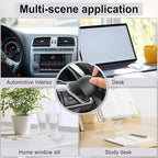 Car Detailing Brushes, Car Interior Dust Sweeping Soft Brush, Soft Bristles Brush Cleaning Tool for Automotive Dashboard, Air Conditioner Vents, Computer, Scratch Free(Black with White)