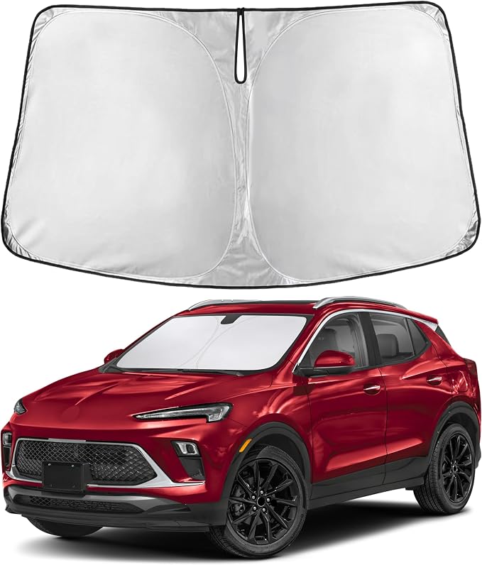 Windshield Sunshade Compatible for Buick Encore 2020-2024 2025 2026, Sun Visor for Front Windshield & Window Sun Shade Cover, UV Heat Blocker & Protector, Car Accessories