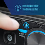 MPR210 Single DIN Bluetooth Car Stereo, Hands-Free, AM/FM, USB | Bluetooth hands-free calling and streaming, push-to-talk assistant, USB playback and charging