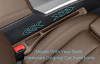 Car Seat Gap Filler, 2-Pack No-Drop Seat Side Gap Seam Filler Organizer with Phone Holder, Universal Fit Fill The Gap Between Seat & Console, Perfect for Car, SUV, Truck