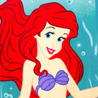 Store Official Ariel Beach Towel with The Little Mermaid Screen Art on Topside - Measures 29" x 58" - Soft & Absorbent for Pool or Beach - Bath Towels for Kids Who Love Princesses & Ariel